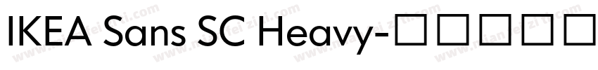 IKEA Sans SC Heavy字体转换